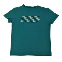 Camiseta "Peces" señora | M | AZUL