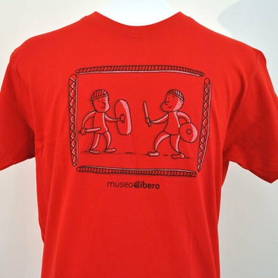 Camiseta infantil "Guerreros en lucha" | 10 | ROJO