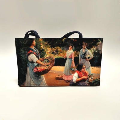 Bolso "Floristas en el Parque María Luisa" de José Rico Cejudo