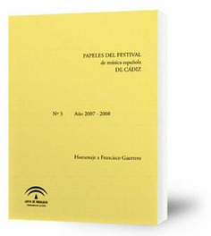 Papeles del Festival de Música Española de Cádiz (nº 3, año 2007-2008)