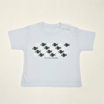 Camiseta peces infantil | 2 | CELESTE