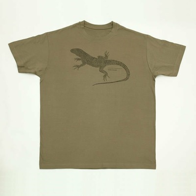 Camiseta lagarto caballero | M | GRIS