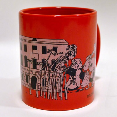 Taza infantil "Entrando al Museo" | ROJO