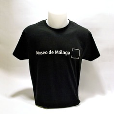 Camiseta de caballero Museo de Málaga | S | NEGRA