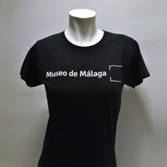 Camiseta señora Museo de Málaga | XL | NEGRA