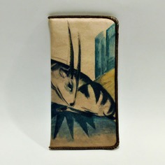 Funda de gafas blanda con detalle  "Cervatillo" de Franz Marc