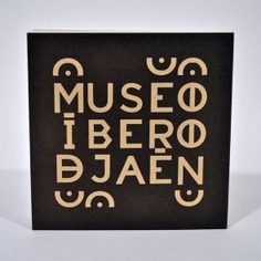 Libreta natural tipografía Museo Íbero de Jaén