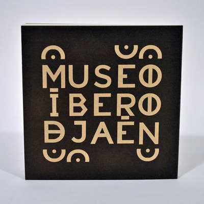 Libreta natural tipografía Museo Íbero de Jaén