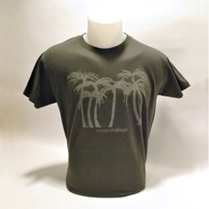 Camiseta de caballero "Palmeras de la Aduana" | XL | BLANCA
