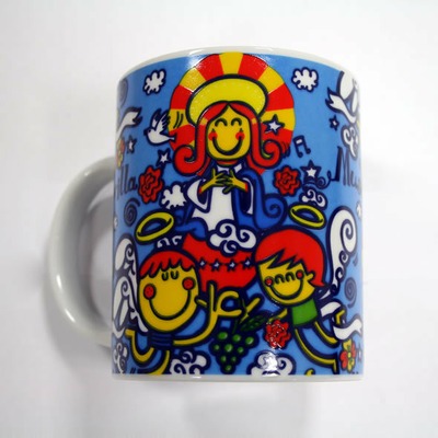 Taza infantil "Inmaculada" | TURQUESA