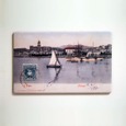 Portada de: Imán postal El Puerto de Málaga (1907)