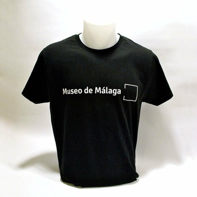 Camiseta de caballero Museo de Málaga | M | NEGRA