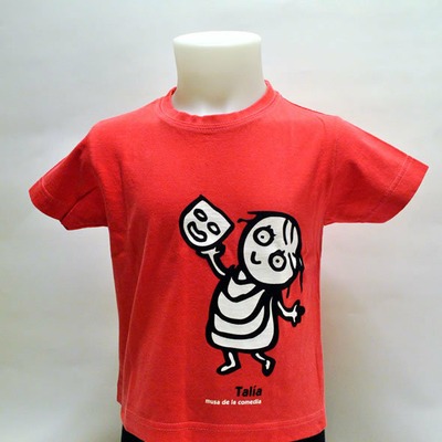 Camiseta infantil "Musa Talía" | 10 | Roja