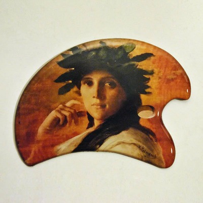 Imán "La modelo Amelia" de Vicente Palmaroli González