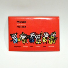 Imán infantil "Musas del teatro" | ROJO