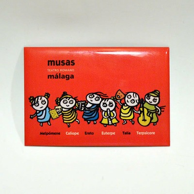 Imán infantil "Musas del teatro" | ROJO