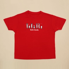 Camiseta columna Trajano infantil | 4 | ROJO