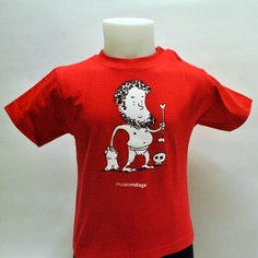 Camiseta bebé Prehistoria | 24 M | ROJA