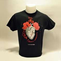 Camiseta de caballero "...Y tenía corazón" | XXL | NEGRA