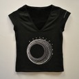 Camiseta objetivo. Señora | L | NEGRO Portada de: Camiseta objetivo. Señora | L | NEGRO