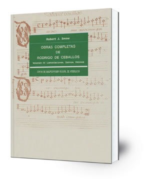 Obras completas de Rodrigo de Ceballos [Música impresa]. v. IV. Lamentaciones, salmos, himnos