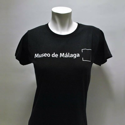 Camiseta señora Museo de Málaga | L | NEGRA