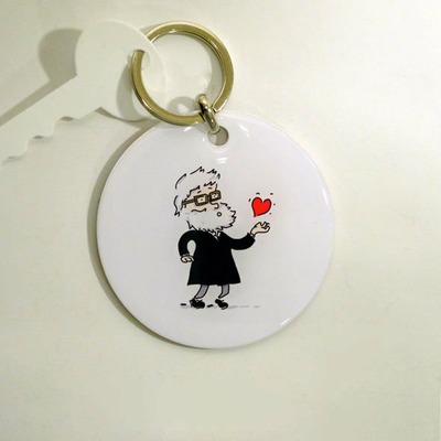 Llavero de resina infantil "...Y tenía corazón"