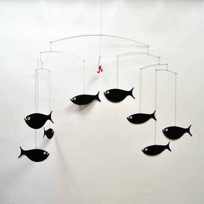 Móvil cebo para peces