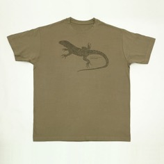 Camiseta lagarto caballero | XXL | GRIS