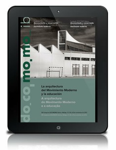 La arquitectura del Movimiento Moderno y la educación : Actas del VIII Congreso DOCOMOMO Ibérico