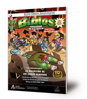 Biblos : superhéroe de biblioteca : la maldición de los libros perdidos [rústica] [2ª edición]