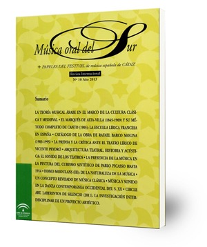 Música oral del Sur + Papeles del Festival de música española de Cádiz: revista internacional (nº10, año 2013)